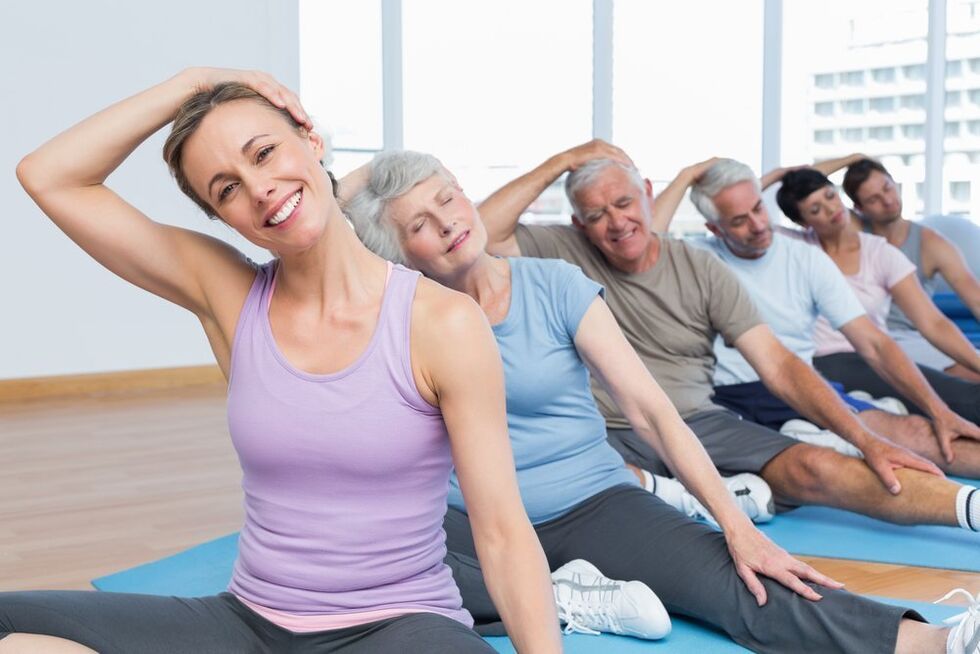 cvičení krku pro osteochondrózu